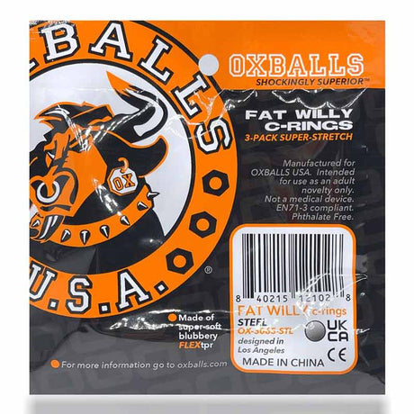 Oxballs Fat Willy 3-Pack Jumbo Cockrings