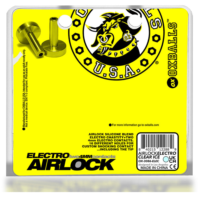 Oxballs Airlock Electro Air-Lite Vented Chastity