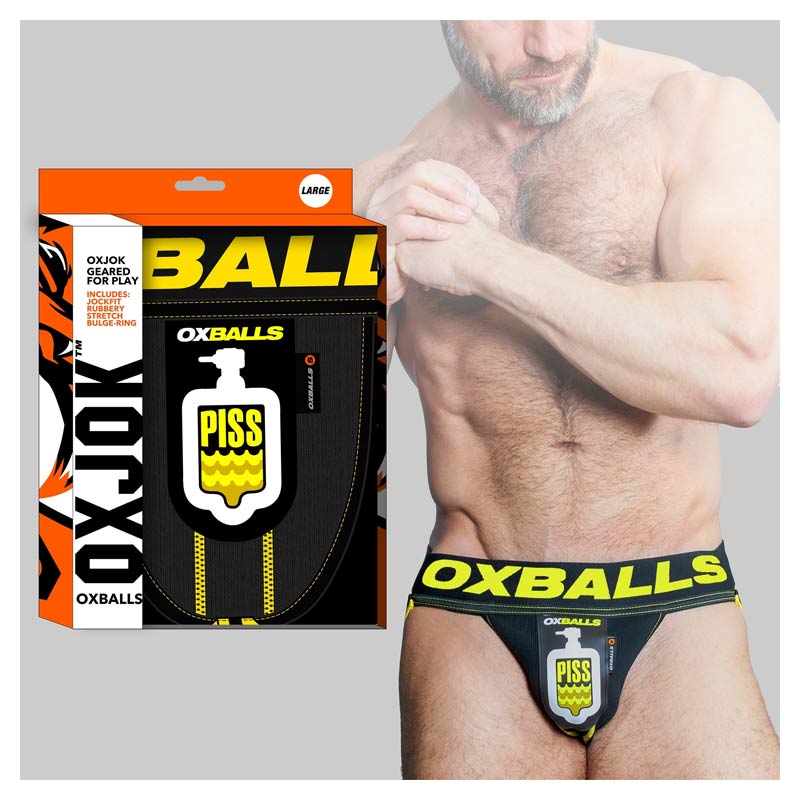 Oxballs Pisspig 3D Rubber Urinal Patch Pouch Jock