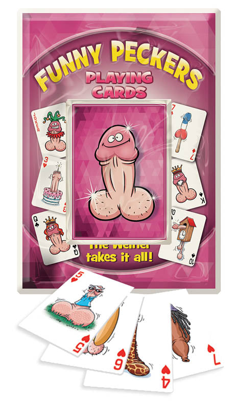 Funny Peckers Playing Cards