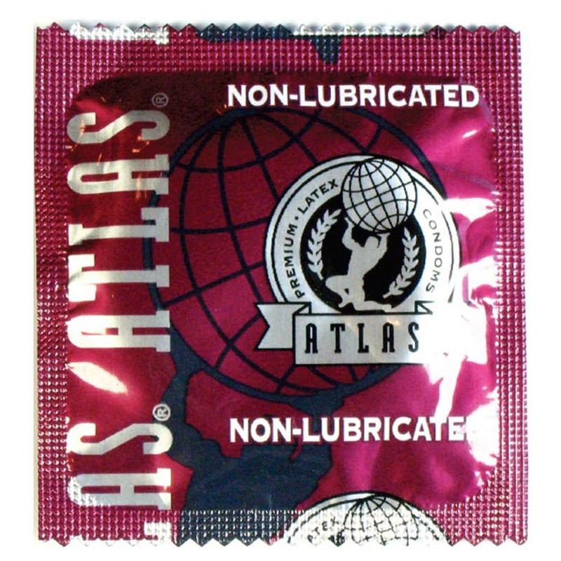 Atlas Plain Non Lubricated Single Condoms