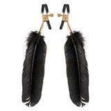 Fetish Fantasy Gold Feather Nipple Clamps