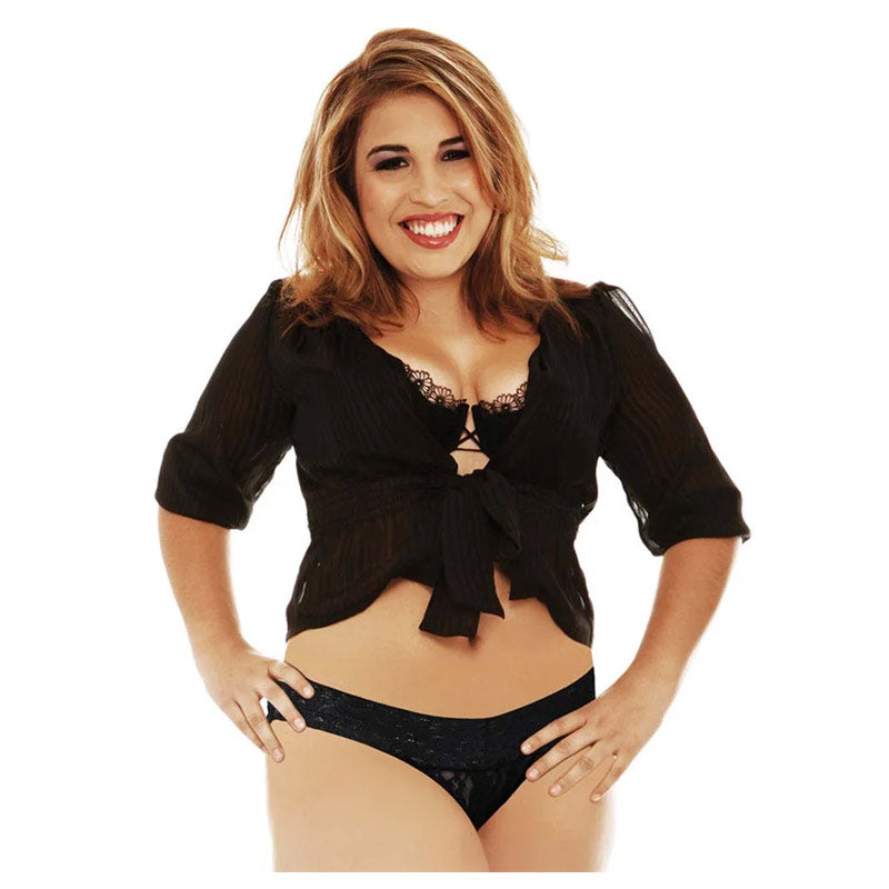 Plus Size Hanky Spank Me Vibrating Panty