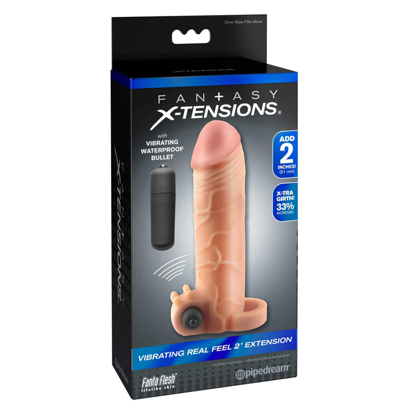 Vibrating Real Feel 2" Extension