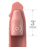 Fantasy X-tensions Elite Sleeve Vibrating Extender With Remote
