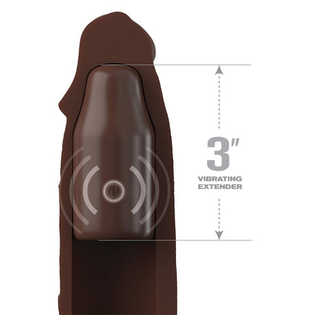 Fantasy X-tensions Elite Sleeve Vibrating Extender With Remote