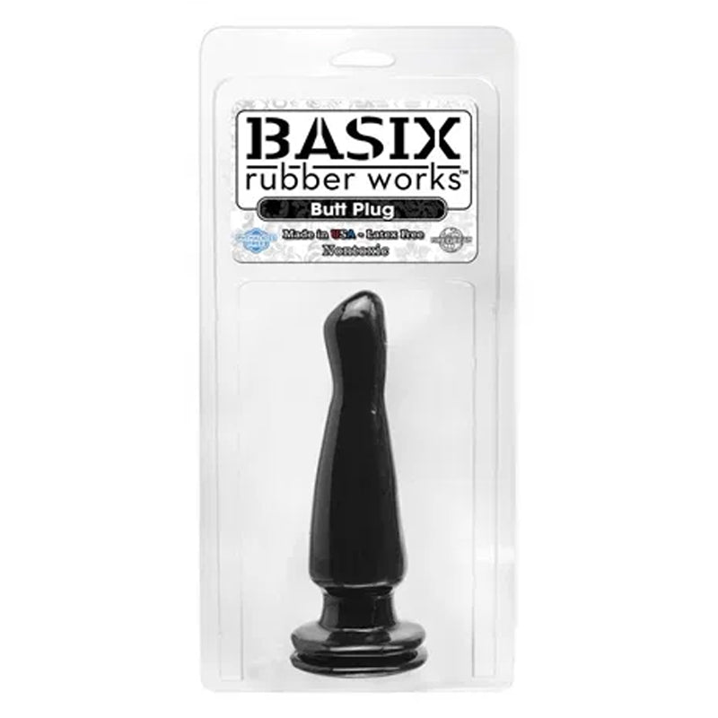 Basix 5" butt Plug Black