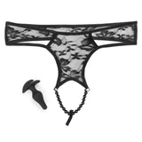 Hookup Panties Crotchless Pleasure Pearls