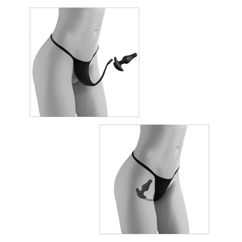 Hookup Panties Crotchless Pleasure Pearls