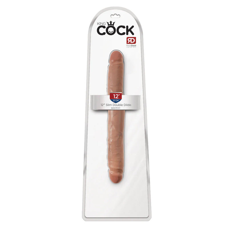 King Cock 12 Inch Slim Double Dildo