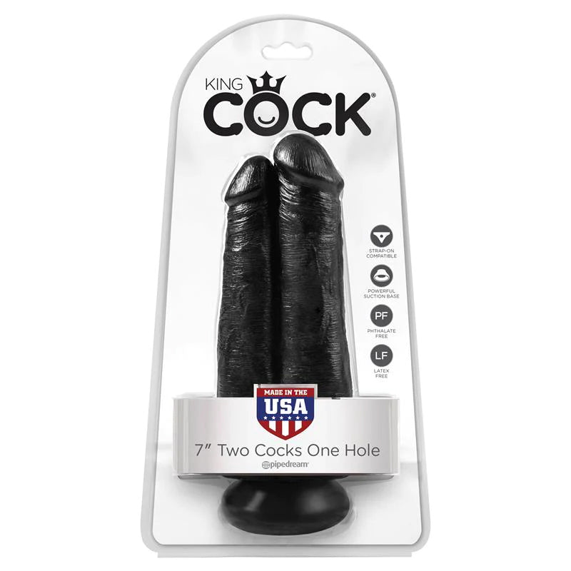 King Cock Two Cocks One Hole