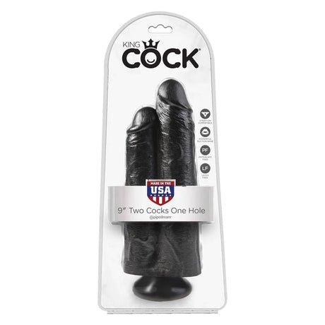King Cock Two Cocks One Hole