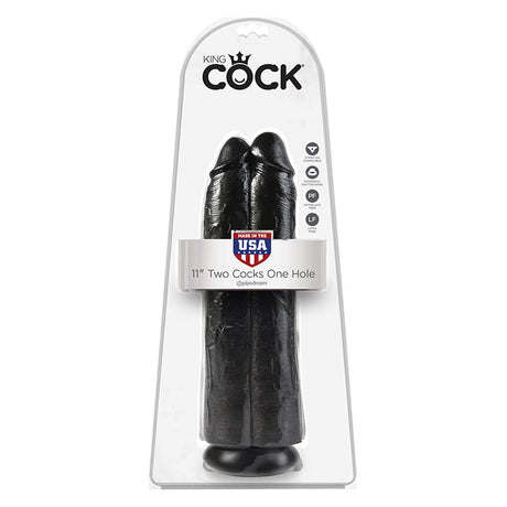 King Cock Two Cocks One Hole