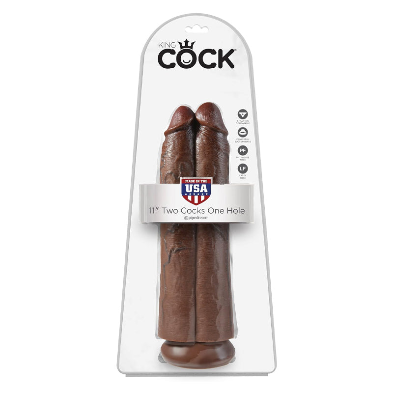 King Cock Two Cocks One Hole