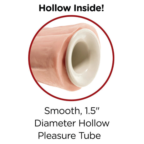 King Cock Two Cocks One Hole Hollow Strap-On