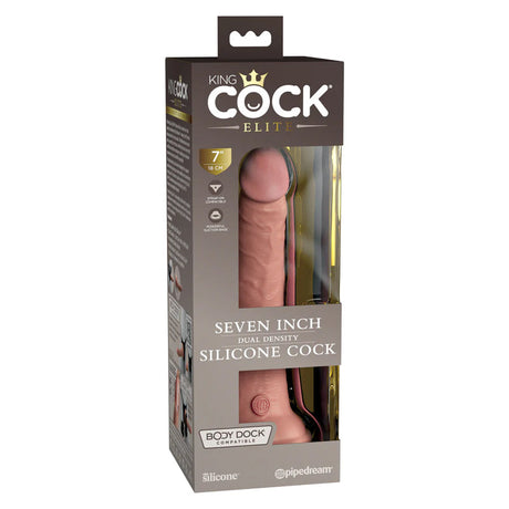 King Cock Elite 7"Dual Density Silicone Cock