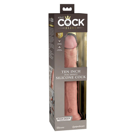 King Cock Elite 10"Dual Density Silicone Cock