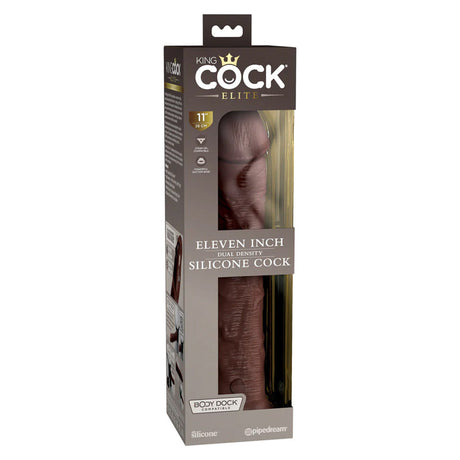 King Cock Elite 11"Dual Density Silicone Cock