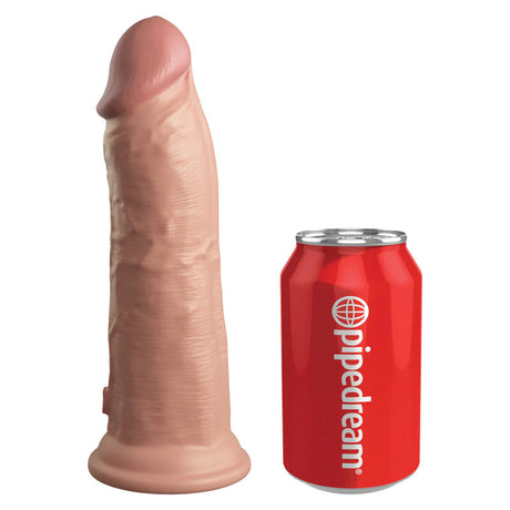 King Cock Elite 8"Dual Density Vibe Silicone Cock
