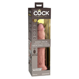 King Cock Elite Dual Density Vibe Silicone Cock