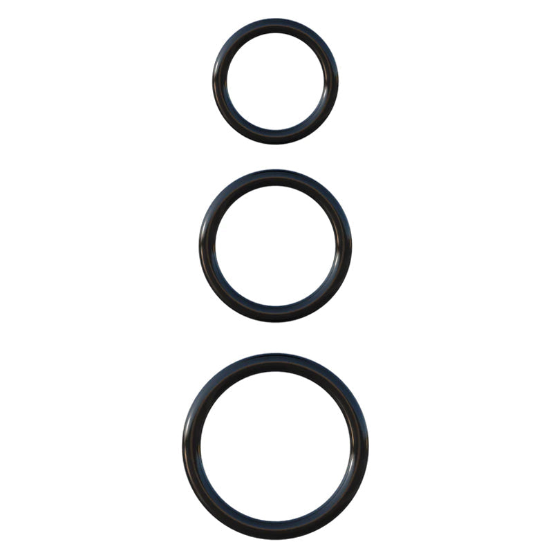 Silicone 3-Ring Stamina Set
