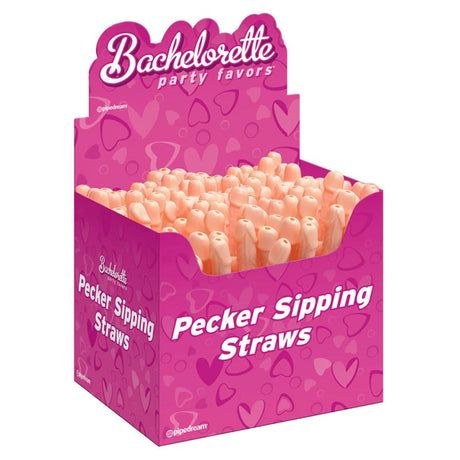 Pecker Sipping Straws