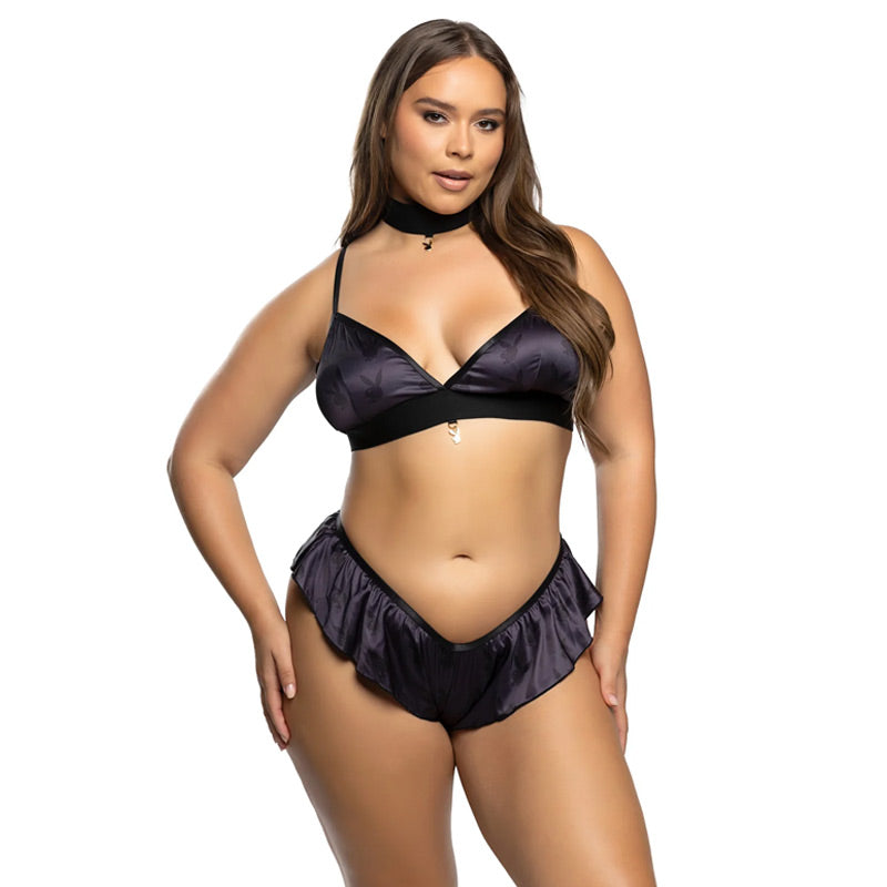 Playboy Blackout Bunny Two-Piece Lounge Set