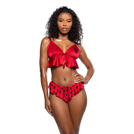 Playboy Flutter Bunny Two-Piece Lounge Set