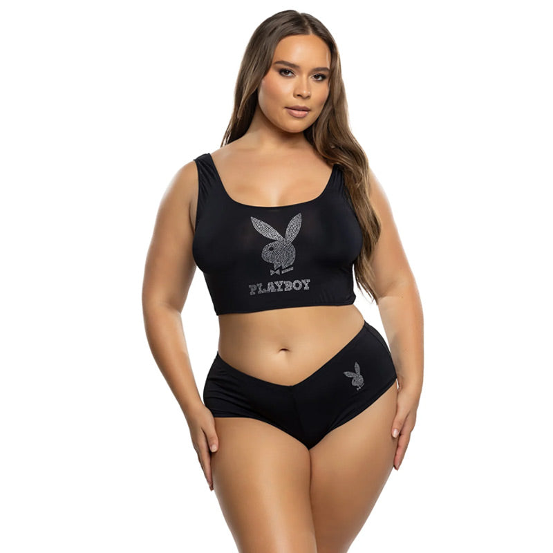 Playboy Bling Bunny Two-Piece Lounge Set