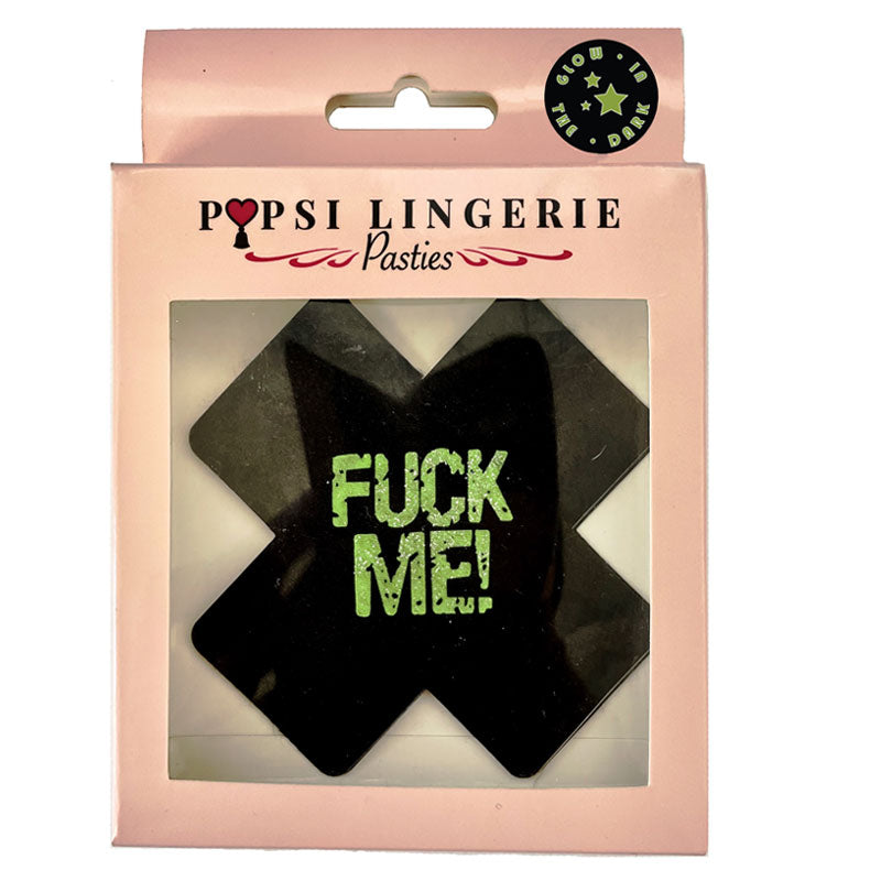 Popsi Glow in the Dark Cross F*ck Pasties