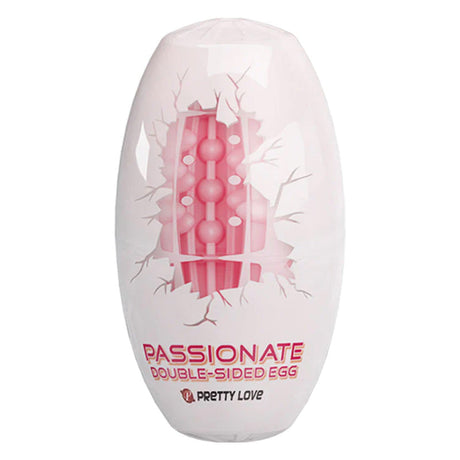 Pretty Love Double-Sided Bring Joy to Life Egg Male Masturbator - Passionate