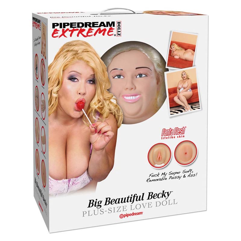 Pipedream Extreme Dollz Big Beautiful Becky Plus Size Love Doll