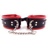 Rouge Garments Padded Leather Ankle Cuffs