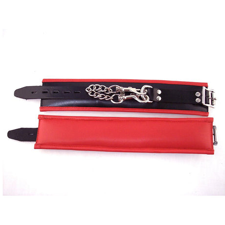 Rouge Garments Padded Leather Ankle Cuffs