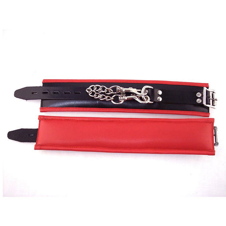 Rouge Garments Padded Leather Ankle Cuffs