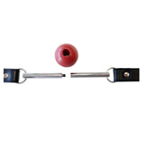 Rouge Garments Leather Ball Gag with Removeable Ball