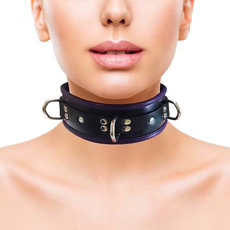 Rouge Garments Padded Leather Collar Cuffs
