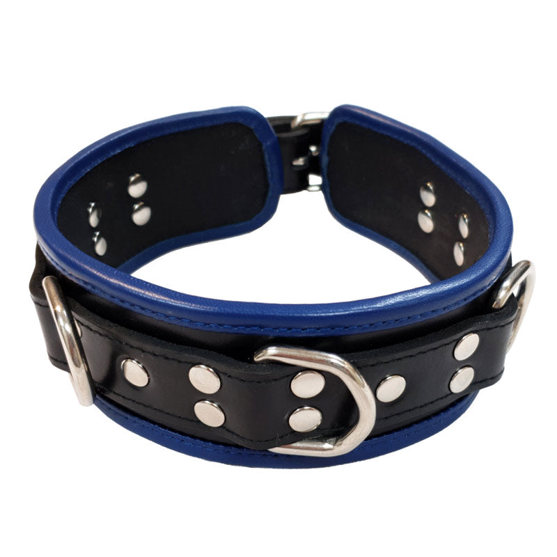 Rouge Garments Leather 5 D-Ring Collar