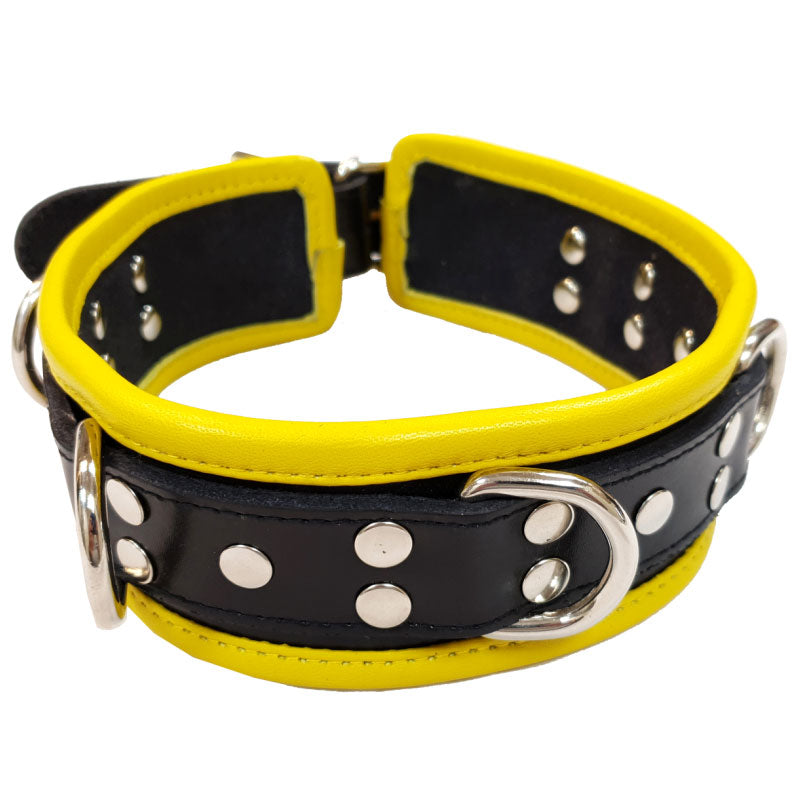 Rouge Garments Leather 5 D-Ring Collar