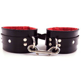 Rouge Garments Leather Fur Ankle Cuffs