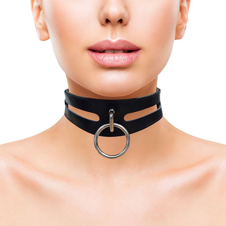 Rouge Garments Leather Fashion Collar
