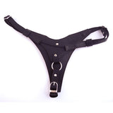 Rouge Garments Leather Female Dildo Harness