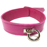 Rouge Garments Plain Leather Collar with Removable O-Ring