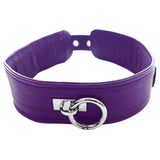 Rouge Garments Plain Leather Collar with Removable O-Ring