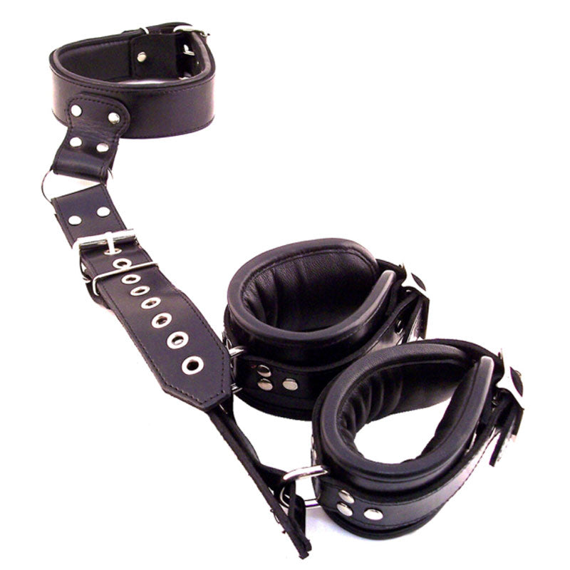 Rouge Garments Leather Neck to Wrist Restraint