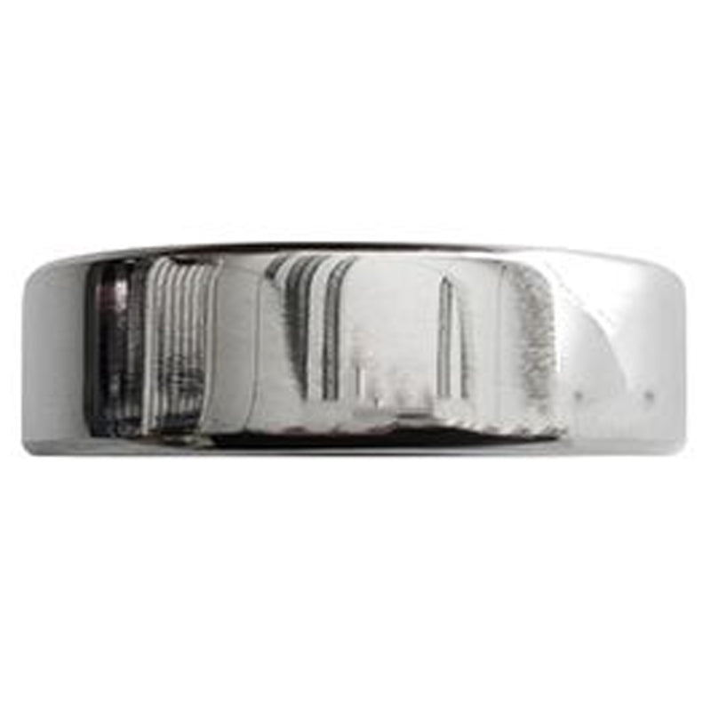 Rouge Garments Stainless Steel Plain Cock Ring 15mm Thick