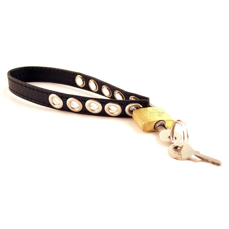 Rouge Garments Leather Padlockable Cock Strap