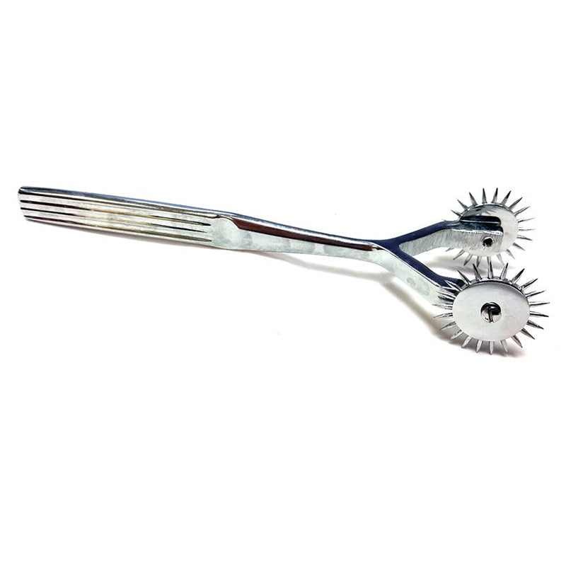 Rouge Garments Stainless Steel Pinwheel, Two Prong