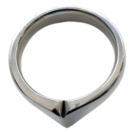 Rouge Garments Stainless Steel Taj Crown Ring