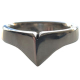 Rouge Garments Stainless Steel Taj Crown Ring